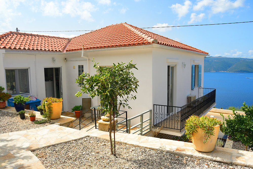 ID18LFK Photo Gallery Property in Greece. Ithaki Greek Island Renovated Stone cottage for sale.